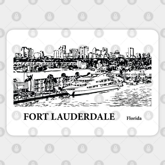 Fort Lauderdale - Florida Sticker by Lakeric